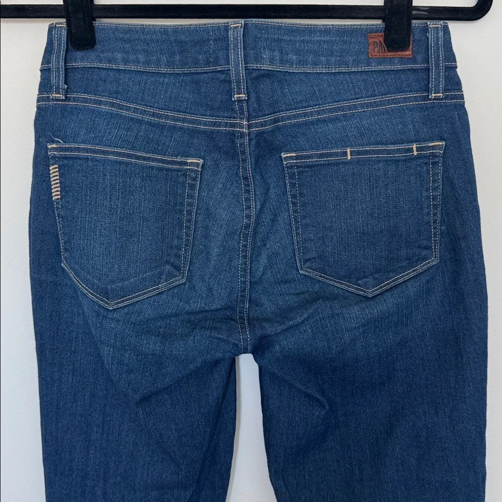 PAIGE Verdugo Crop Women's Dark Blue Ankle Jeans - Size 28 - Picture 6 of 7